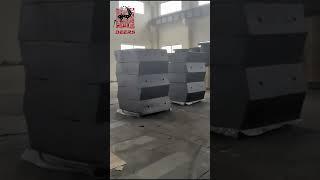 Different kinds of rubber fenders in factory