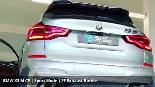 BMW F97 X3M Competition | FF exhaust burble | FF Schubabschaltung | Sound