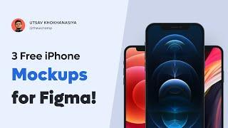 3 iPhone mockup Figma files for Free | #shorts