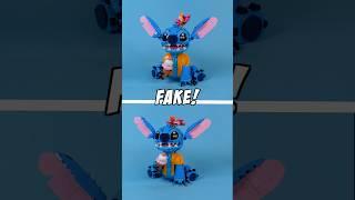 Real vs. FAKE LEGO Stitch... Can you tell the difference?