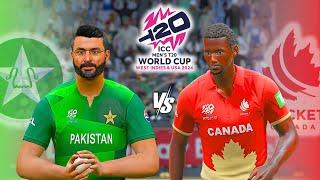 Finally used Khatarnaak Hathyaar  3rd Match Pakistan vs Canada T20 WC 2024  Cricket 24