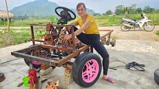 Genius girl repairs and invents cars from scrap (Part 1).