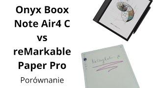 Który kolorowy notatnik wybrać? | Onyx Boox Note Air4 C vs reMarkable Paper Pro