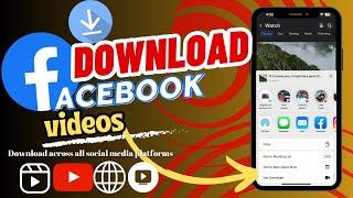 How To Download Facebook Videos On Iphone | Facebook video download kaise kare Iphone