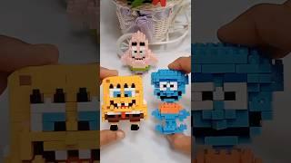 Squidward Building Block #lego #bricks #youtubeshorts