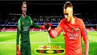 Jasper Cillessen vs Marc Ter-Stegen/ Saves and Skills