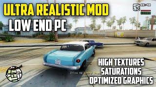 GTA San Andreas Ultra Graphics Mod for Low-End PCs | 2023