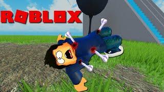 J'AI CASSÉ TOUS MES OS DANS ROBLOX !  ROBLOX RUTHLESS RAGDOLLS 