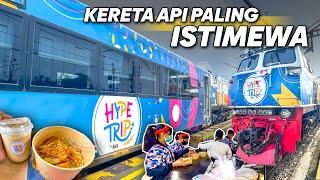 LAYANAN KERETA API TERLENGKAP, DIATAS ARGO! KERETA HYPE TRIP | Trip KA Taksaka Yogyakarta-Purwokerto