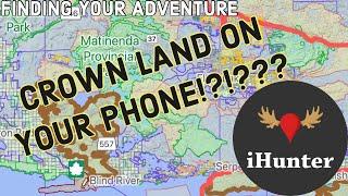 FINDING CROWN LAND with the IHunter app.