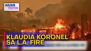 Klaudia Koronel, naging hero sa wildfire sa Los Angeles