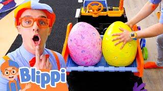 Blippi's Hunts for Dino Eggs! | Blippi's Stories and Adventures for Kids | Moonbug Kids
