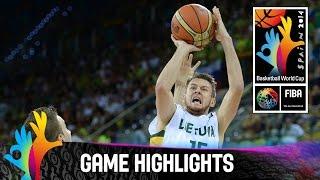 Lithuania v Slovenia - Games Highlights - Group D - 2014 FIBA Basketball World Cup