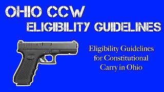 What disqualifies you from getting your Concealed Carry License?