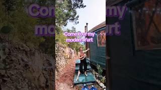 I bought this pre-built Yurt for $22k off of FB Marketplace! #yurt #tinyhouse #yurtlife #homestead