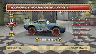 Cars Mater National: Unused Paints Jobs Lighting McQueen (PC Model)