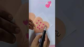 love propose card#love#art #diy #proposecard #couples #gift #youtubeshorts #newgift #wow#papercraft