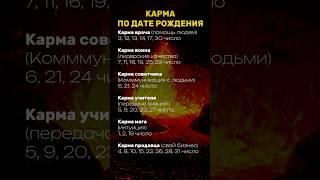 Карма по дате рождения #матрицасудьбы #отношения #нумерология#карма#арканы #жиза