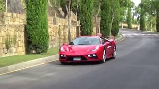 New Ferrari 7X Design GTO Vision on the street !!! Start Up & Sounds