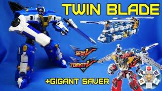 Tobot V Twinblade + Gigant Saver Review | 또봇 V 트원블레이드 + 기간트 세이버 원어민 영어 리뷰 (English)