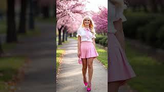 A crossdresser walking in the park #shorts #crossdresser   @HollyMonroe