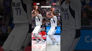 NBA 2K25 New Jumpshot Comparison: Jumper Update Luka Doncic #nba2k25 #2k25 #2k