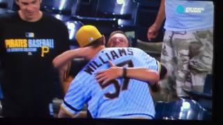 Trevor Williams shares emotional win with dad