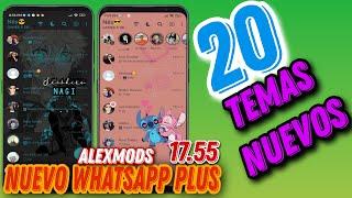 NUEVO WhatsApp Plus 17.55 NUEVOS TEMAS para WhatsApp Plus Alexmods