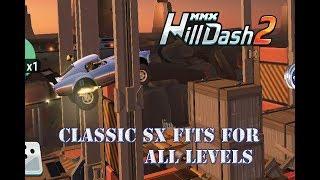 Classic SX fits for all level. Cleared very hard levels. MMX Hill Dash 2