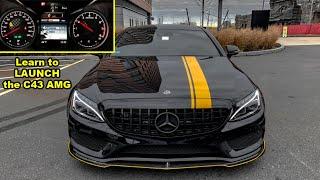 How to LAUNCH the C43 AMG (OR ANY CAR)!