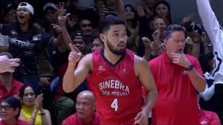 Abarrientos DROPS CONTINUOUS TREYS for Brgy Ginebra vs Magnolia  | PBA Season 49 Commissioner's Cup