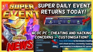 Super Daily Event Returns Today! MCOC PC Cheating Fears | Customisation? & December Livestream [MCN]