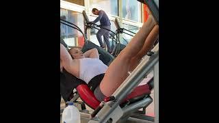 Glute Legs Workout Machine Fitness Model At Gym | Gym Life Official