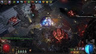 Hexblast mine Class Witch Occultist   POE 3 24 Uber Sirus