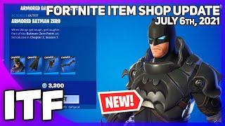 Fortnite Item Shop *NEW* ARMORED BATMAN ZERO SET! [July 6th, 2021] (Fortnite Battle Royale)