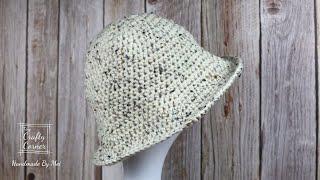 Crochet Bucket Hat Easy & Quick For Beginners