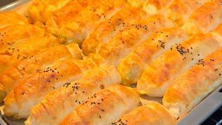 Patatesli Börek hep bu şekilde yapıyorum favori böreğim.