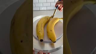 Making realistic cakes on social media! How did the banana turn out? #cakedecorating #realisticcake
