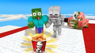 FOOD RUN KFC CHALLENGE - Minecraft Animation