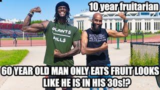 60-YEAR-OLD ORVEL DOUGLAS FOUND THE FOUNTAIN OF YOUTH BY ONLY EATING FRUITS? (HERES HOW)