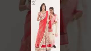 Lehenga Dupatta Draping Style - How To Wear Lehenga Saree - Gorgeous Ways To Drape Lehenga Dupatta.