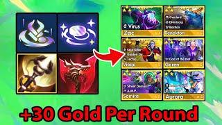 " +30 Gold Per Round " = x6 5-Cost 3-Star ?!!