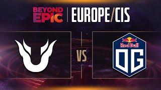 Unique vs OG Game 3 - Beyond Epic: EU/CIS - Group Stage w/ KillerPigeon & lizZard