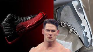 Air Jordan 12 Flu Game VS Reimagined Black Metallic 5, will Cool grey 9’s sit? John Cena TURN HEEL