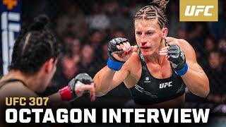 Kayla Harrison Octagon Interview | UFC 307