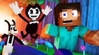 "Steve Meets Bendy" | Bendy and the Ink Machine Animated Minecraft Music Video