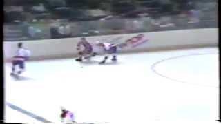 David A. Jensen vs  Washington Capitals  1984 USA Olympic Hockey