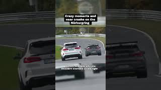 Crazy Moments & Crash on the Nurburgring #bmwlove #cartok #carguys #carlifestyle #carshorts #cars