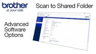 Scan to a network folder from your Brother machine