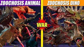 Zoochosis Animals vs Zoochosis Dino Turf War | SPORE